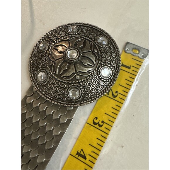 Medallion Belt Women’s Metal Vintage’s 90s Elastic Segmented inch Embellished main image 11